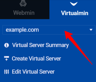 change Domain name in Virtualmin