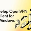 Setup OpenVPN client for Windows