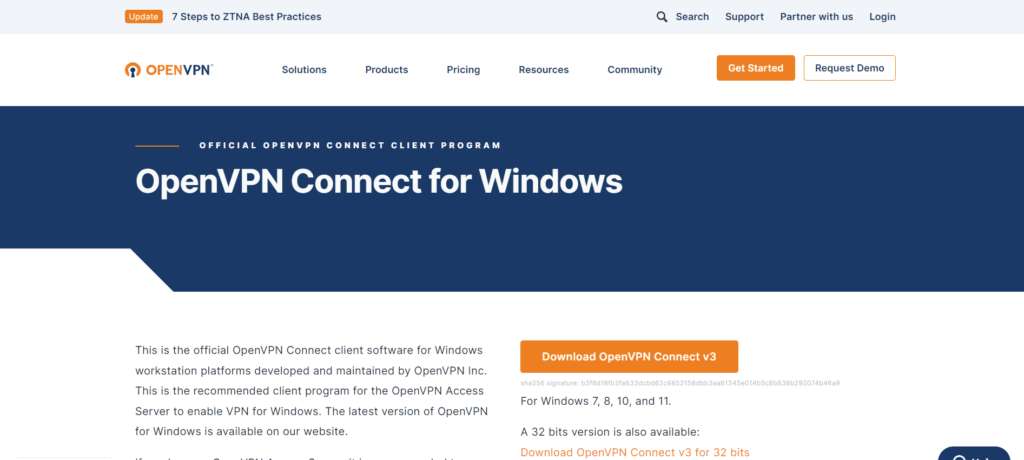 Setup OpenVPN client for Windows