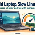Old Laptop Still Slow on Linux? Choose a Lighter Setup Before Reinstalling — illustrative Linux troubleshooting banner