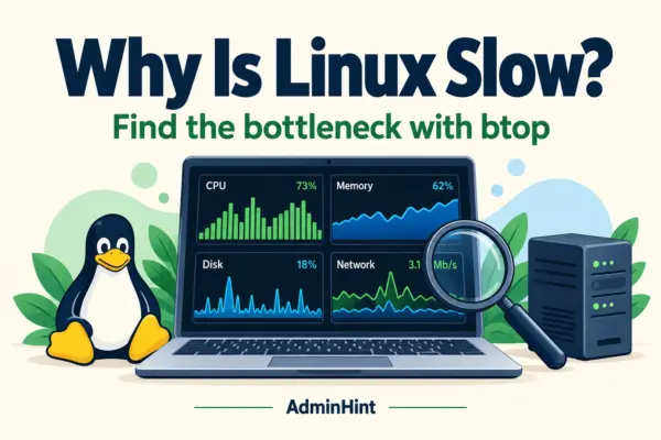 Linux PC Running Slowly? Find the Bottleneck with btop